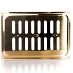 Rytons 9X6 Solid Brass Hit & Miss Ventilation Grille