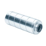 450DIA 900 Length 50mm Ins Silencer Straight Ducting