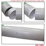 Kair Round Pipe Connector with Backdraught Shutter 150mm - 6 inch Non-Return Damper Flap