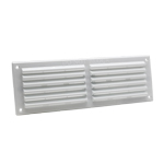 Rytons 9X3 Louvre Ventilation Grille With Flyscreen - White
