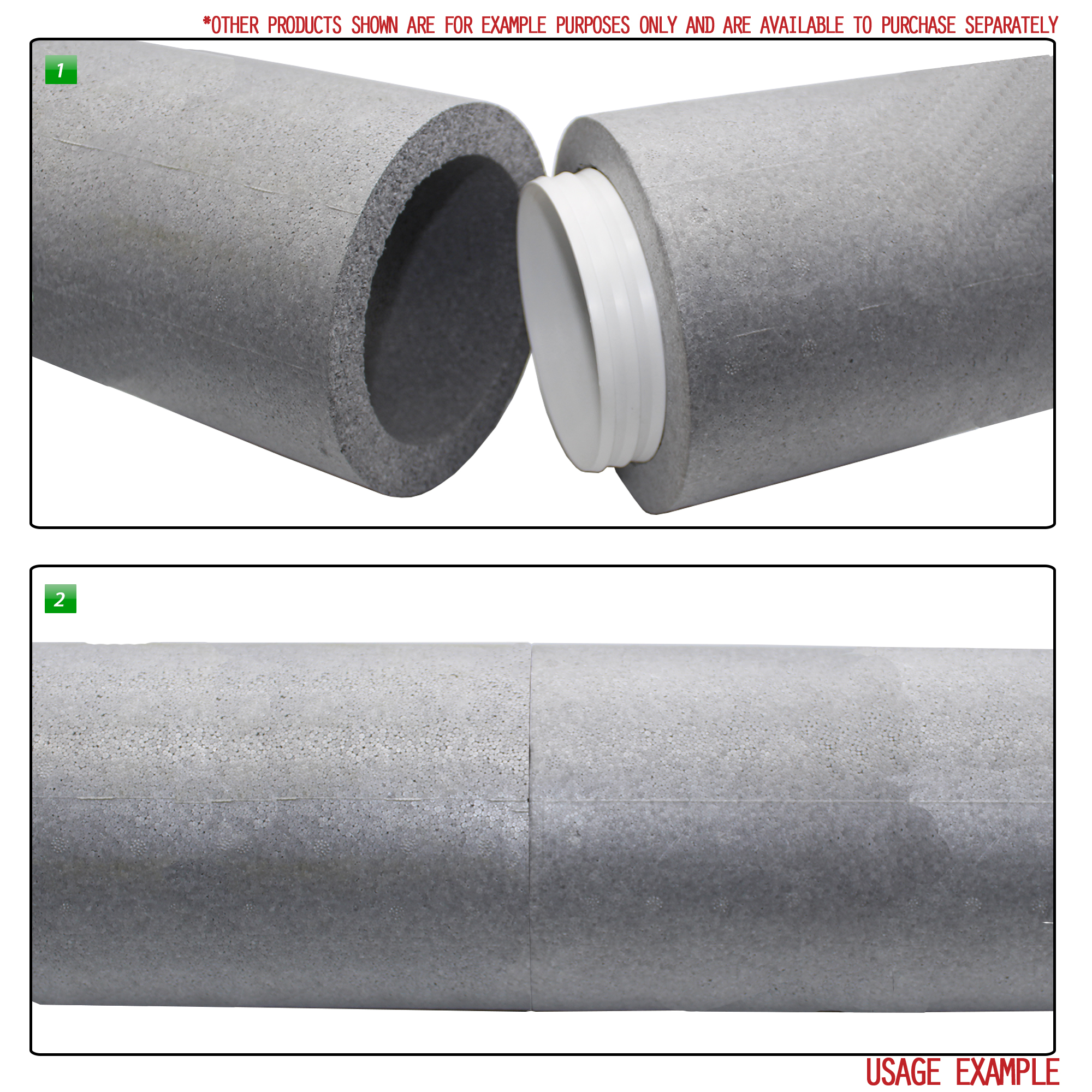Kair Self-Seal Thermal Ducting - 125mm - 1 Metre Lengths - Box of 6