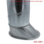 Galvanised Flat Shoe - 300mm