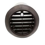 Manrose Quick Fit Extractor Fan Wall Installation Kit - Brown - Telescopic - Fits All 100mm Fans