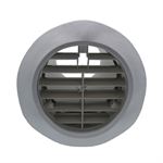 Manrose Quick Fit Deluxe Wall Kit With Shutter - White - Fits All 100mm Extractor Fans