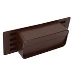 Rectangular Ducting 150mm X 70mm - Airbrick With Damper Flap - Brown