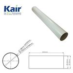 Pack of 6 x Kair System 125 Round 125mm Ducting Pipes - 2 Metre Lengths