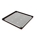 Rytons 6X6 Louvre Ventilation Grille With Flyscreen - Brown