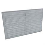 Louvre vent cover With Fly screen 9x6 White by Rytons