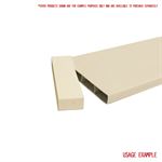 Kair Rectangular Straight Connector 310mm x 29mm Flat Pipe Joint