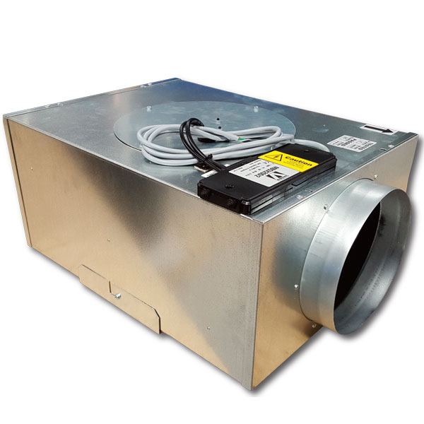 Microbox 200mm In-Line Whole House Ventilation Unit MBOX200/2
