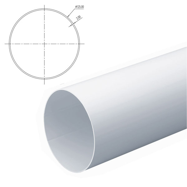 Inner Ducting Sleeve For 125mm Round Pipe 1M - Not compatible wit...
