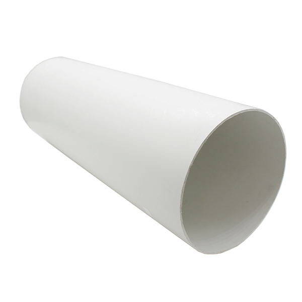 Kair Plastic Ducting Pipe 125mm - 350mm Short Length - Rigid Straight Duct Chann...