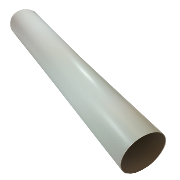 Kair Plastic Ducting Pipe 150mm - 6 inch / 1 Metre Long Length - Rigid Straight ...