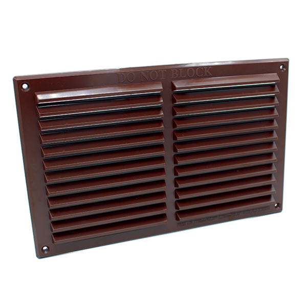 Rytons 9X6 Louvre Ventilation Grille - Brown