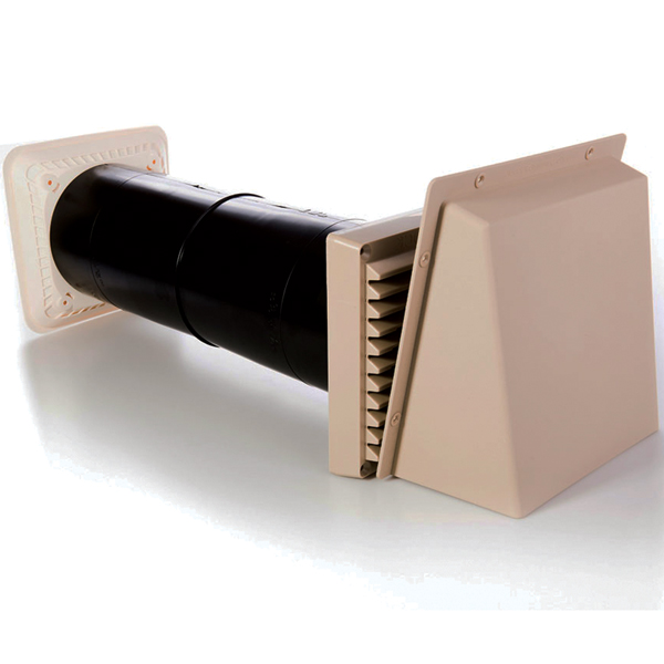 Rytons 125mm Cowled Aircore Controllable - Push-Pull Louvre Passive Vent Set - B...