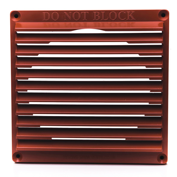 Rytons 7X7 Aircore Louvre Grille Terracotta...