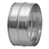 Galvanised Male-Male Duct Coupling Connector - 125mm