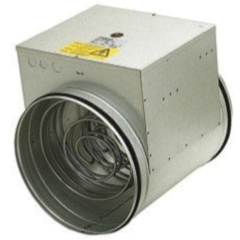 Duct Heater Battery 100mm 600 Watt Inline