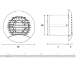 Vent Axia Eclipse 100XT Extractor Fan (427282)