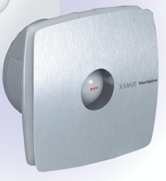 Vectaire X-Mart Fan Extractor with Automatic Shutter 150mm Stainless Steel