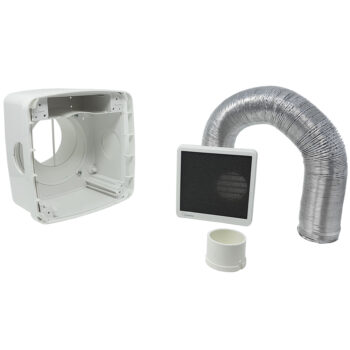 Nuaire Cyfan Subsidiary Spigot Kit for adjoining Bathroom or WC