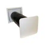 Rytons 125mm Aircore With Lookryt Fixed Louvre Passive Vent Set - Buff-Sand