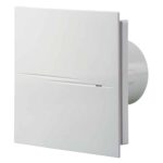 Blauberg Calm Design Low Noise Energy Efficient Bathroom Extractor Fan - White, Pull Cord And Timer