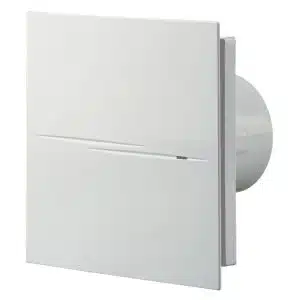 Blauberg Calm Design Low Noise Energy Efficient Bathroom Extractor Fan - White, Standard