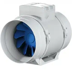 Blauberg In Line Turbo Mixed Flow Tube Extractor Fan – Duct Mounting - 150mm, Timer