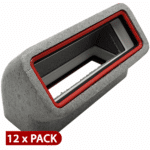 Box of 12 x Kair Self-Seal Thermal Ducting 204X60mm Vertical 45 Degree Bends Complete With Female Click And Lock Fittings