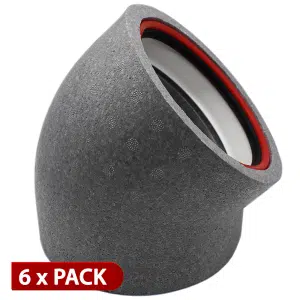 Kair Self-Seal Thermal Ducting - 160mm - 45 Degree Bends - Box of 6