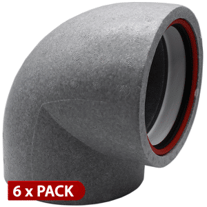 Kair Self-Seal Thermal Ducting - 160mm - 90 Degree Bends - Box of 6
