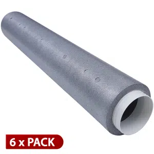 Kair Self-Seal Thermal Ducting - 160mm - 1 Metre Lengths - Box of 6