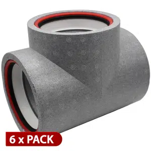 Kair Self-Seal Thermal Ducting - 160mm - T-Pieces - Box of 6