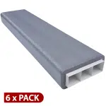Box of 6 x Kair Self-Seal Thermal Ducting 220X90mm 1 Metre Lengths Complete With 1 Male Duct To Duct Connector