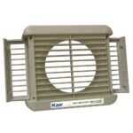 Replacement Front Fascia and Side Grilles For Kair KHRV150 Range - White