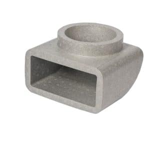 Nuaire Ductmaster Thermal Ntd-204-Pl - Insulated 204X60mm To 125mm Diameter Plenum Bend