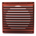 Rytons 7×7 Aircore Louvre Grille - Terracotta