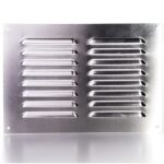 Rytons Louvre Vent Cover - Aluminium, 9X6