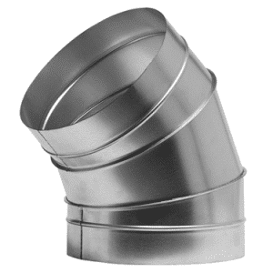 Galvanised Bend – 45 Degree Fabricated - 1250mm, Standard
