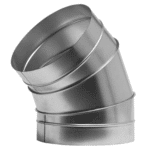 Galvanised Bend – 45 Degree Fabricated - 1600mm, Standard