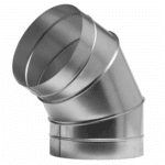 Galvanised Bend – 60 Degree Fabricated - 1600mm, Standard