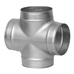 Galvanised Pressed Cross Tee - 125mm, 100mm