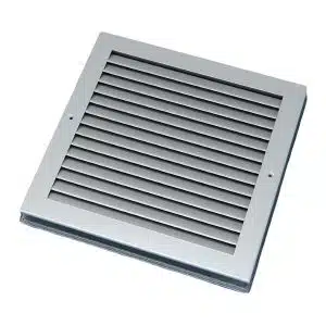 Non Vision Grille With Frame - White, 400X400