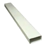 Kair Rectangular Flat Ducting Channel Pipe - 110x54mm, 2m Length - Pack of 20
