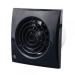 Blauberg Calm Low Noise Energy Efficient Kitchen Extractor Fan - Black, Standard