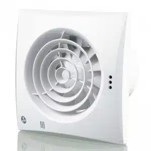 Blauberg Calm Low Noise Energy Efficient Kitchen Extractor Fan - White, Pull Cord