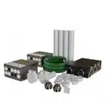 Blauberg Heat Recovery Ventilation Kit – Whole House Self Build Diy Kit System – 180 - 3 Bedroom