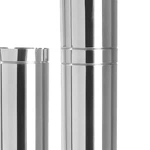 Sw Flue Pipe Stainless Steel - 450mm, 300mm