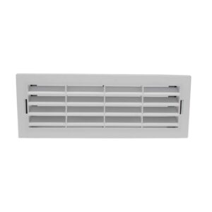 Kair Airbrick 204x60mm Grille With Surround Rectangular Ducting - White